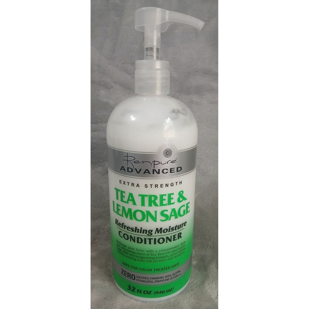 Renpure Advanced Tea Tree & Lemon Sage Conditioner Extra Strength 32oz Pump